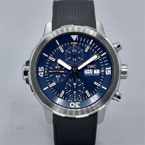 iwc aquatimer chrono edition expedition jacques-yves cousteau ref iw376805|iwc chronograph edition.